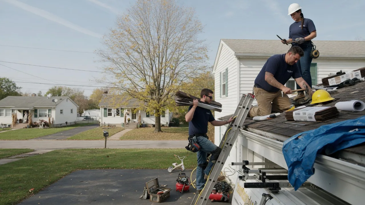 Local Roofing Contractors in Gridley, IL near me